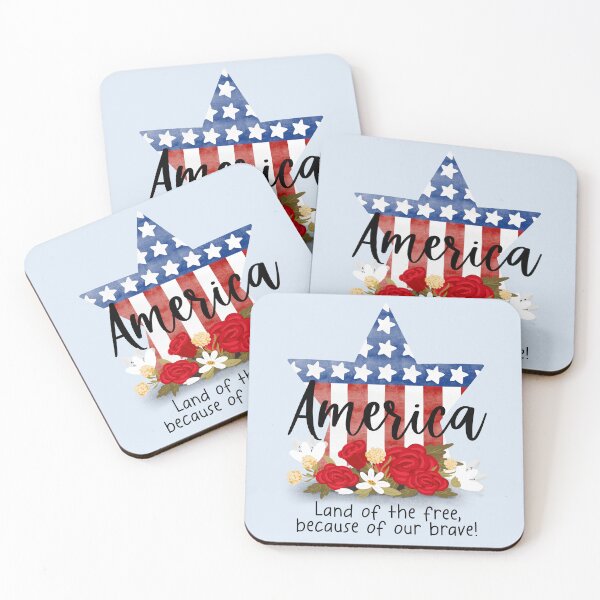 Item preview, Land of the Free designed and sold by Willow & Grace Designs.