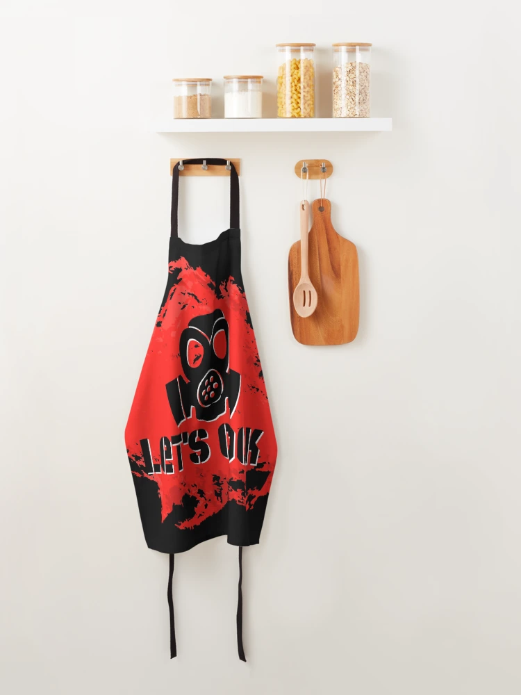 Thumbnail 4 of 6, Apron, Let's Cook R designed and sold by studioabstract.