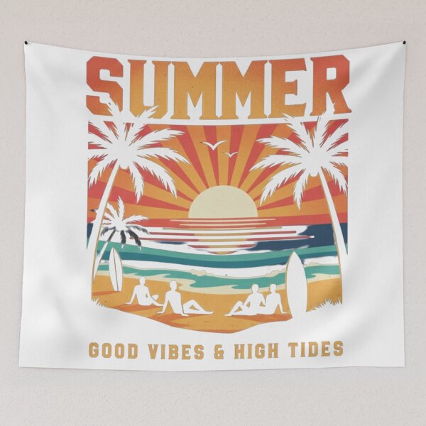 Item preview, Good Vibes & High Tides - The Ultimate Summer Beach Design designed and sold by BethelbyJerniel.