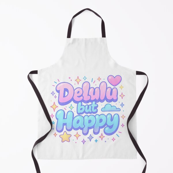 Item preview, Delulu But Happy – Aesthetic Gen-Z  designed and sold by WearTheArtx.
