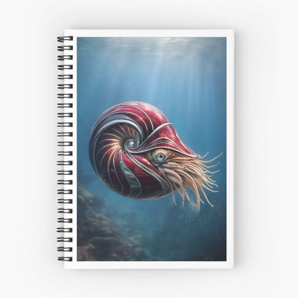 Item preview, Red Deco Nautilus designed and sold by Tridentulus.