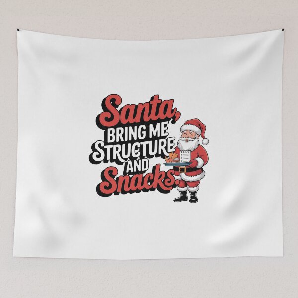 Item preview, Santa, Bring Me Structure and Snacks – Informatics Nurse Christmas Tech Humor designed and sold by CuteDesignables.