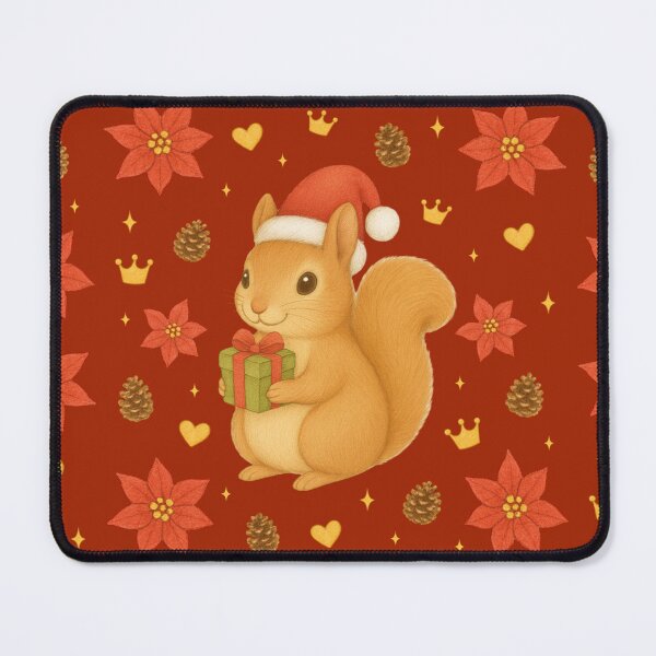 Item preview, Christmas Squirrel - Red designed and sold by HIMEKARI.