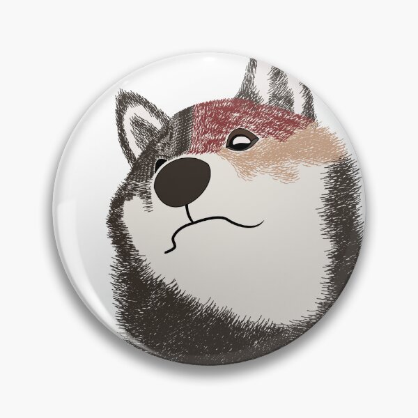 Item preview, Warrior spirited Shiba in focus mode designed and sold by ShibaCruise-On.