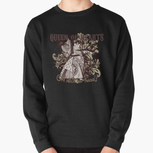 Queen of Hearts Carnivale Style Pullover Sweatshirt