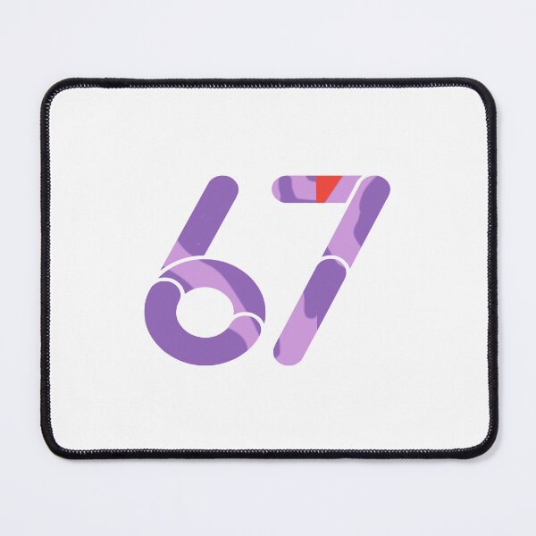 Item preview, 67 purple number designed and sold by vibeno1.