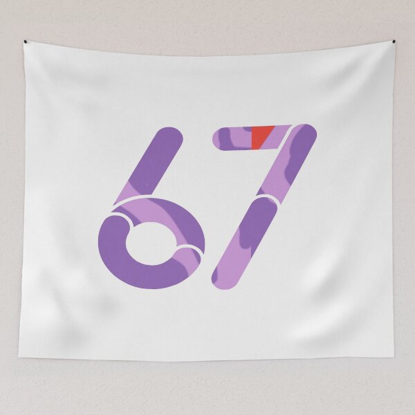 Item preview, 67 purple number designed and sold by vibeno1.