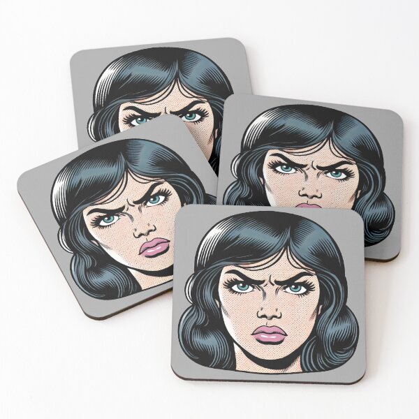 Item preview, Lichtenstein-Inspired Pop Art Print designed and sold by PinUpPizzazz.
