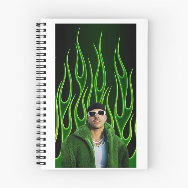 Item preview, Feid Neon Green Flames  Urban Latin Aesthetic Design designed and sold by LDichols233.