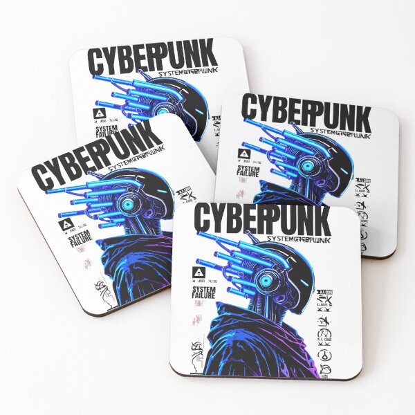 Item preview, Cyberpunk System Failure: Neon Robot Poster designed and sold by newvisionart191.