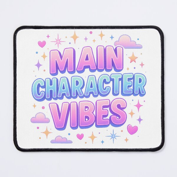 Item preview, Main Character Vibes – Aesthetic Gen-Z designed and sold by WearTheArtx.