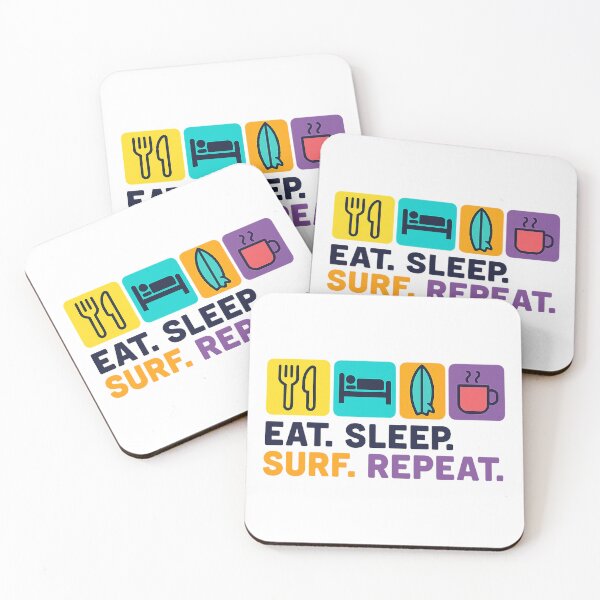 Item preview, Eat. Sleep. Surf. Repeat. – Surf lifestyle design designed and sold by janbo93.