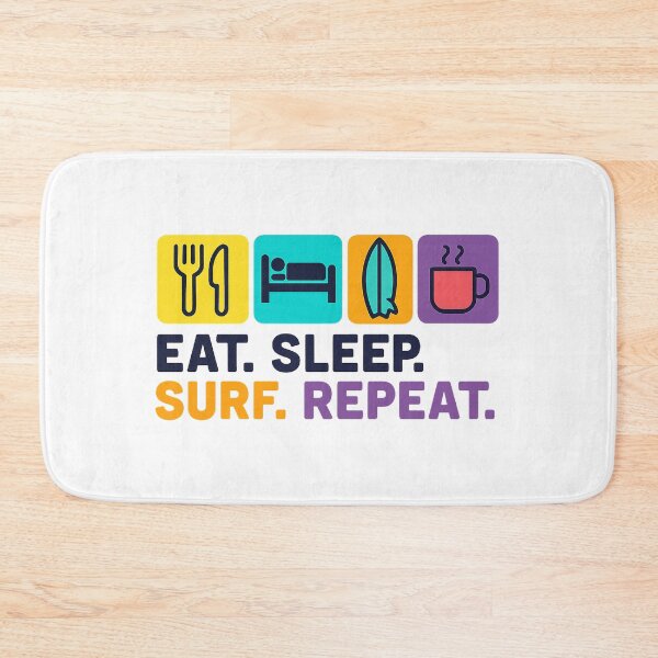 Item preview, Eat. Sleep. Surf. Repeat. – Surf lifestyle design designed and sold by janbo93.
