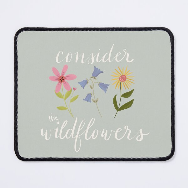 Item preview, Consider the Wildflowers - Luke 12:27 designed and sold by Willow & Grace Designs.
