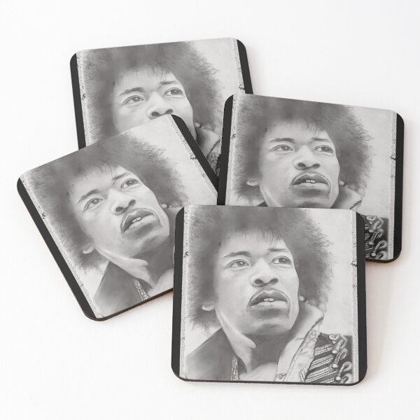 Item preview, Electric Dreams Jimi Hendrix Portrait Art PERFECT GIFT Psychedelic Graphic designed and sold by Patricianighton.