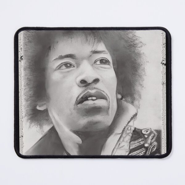 Item preview, Electric Dreams Jimi Hendrix Portrait Art PERFECT GIFT Psychedelic Graphic designed and sold by Patricianighton.