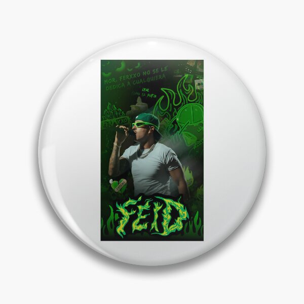 Item preview, Feid  Ferxxo Green Flame Street Art Aesthetic Design designed and sold by LDichols233.