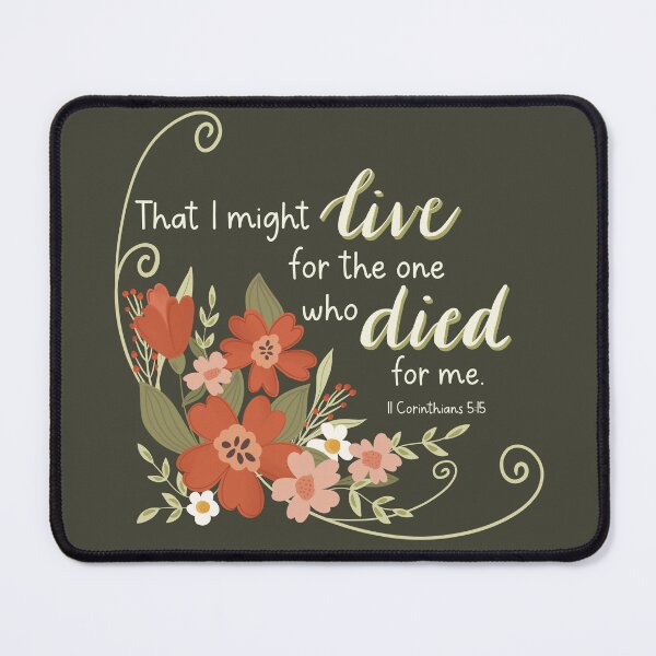 Item preview, Then I might live -II Corinthians 5:15 designed and sold by Willow & Grace Designs.