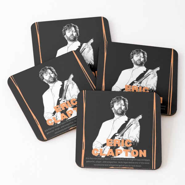 Item preview, Eric Clapton an English Rock and Blues Guitarist Retro Portrait Poster designed and sold by Patricianighton.