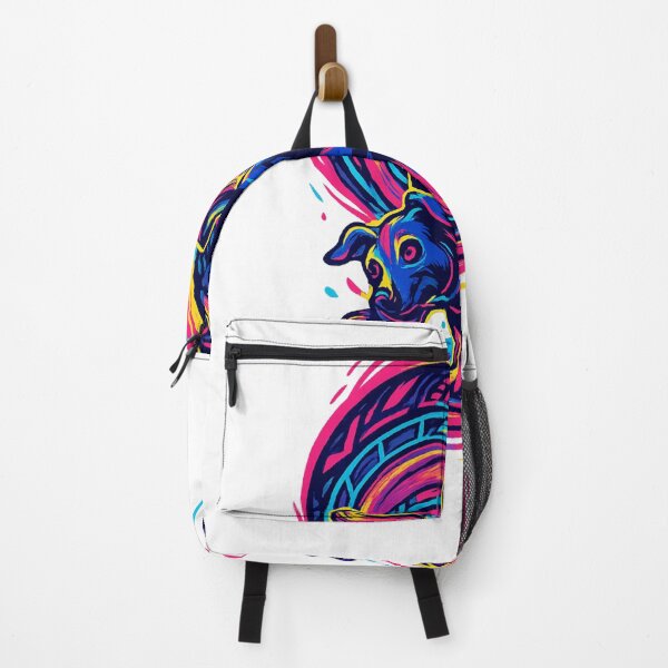 Item preview, Vortex Dancer – Psychedelic Neon Breakdancing Dog Art designed and sold by PawWave.