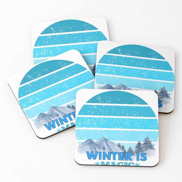 Item preview, Winter Is Magic – Cozy Winter Wonderland Aesthetic T-Shirt designed and sold by malkeetart.