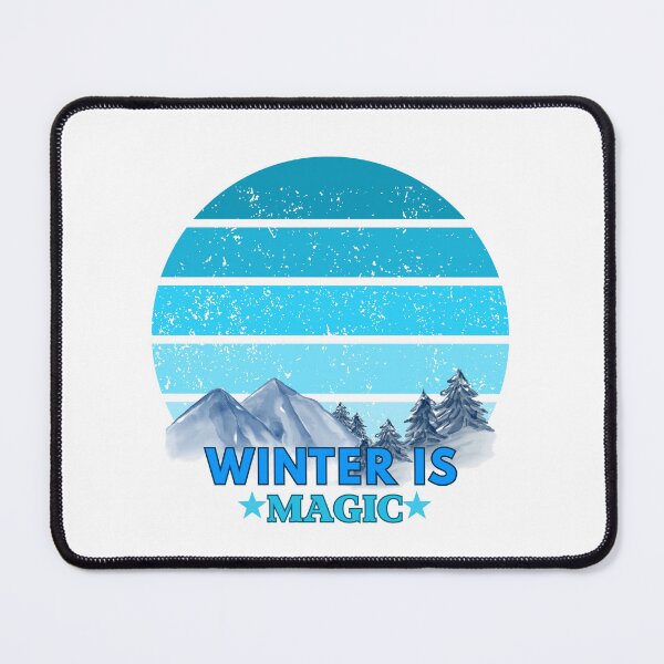 Item preview, Winter Is Magic – Cozy Winter Wonderland Aesthetic T-Shirt designed and sold by malkeetart.
