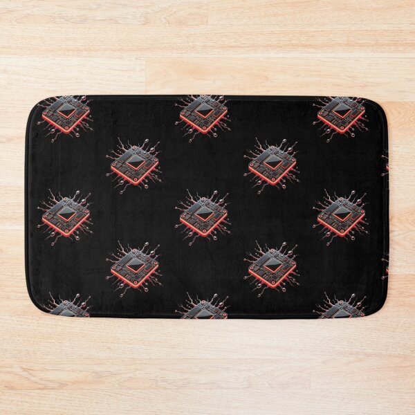 Item preview, Neon Cyberpunk AI Microchip Explosion – Futuristic Circuit Board Tech Art designed and sold by Dark-Circuit-Haven.
