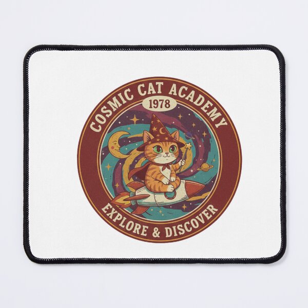 Item preview, Cosmic Cat Academy - Explore & Discover (Retro Space Kitty!) designed and sold by BethelbyJerniel.
