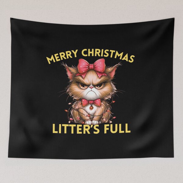 Item preview, Copy of Litters Full Christmas Cat Litter's Full Christmas designed and sold by wesdesignshop.