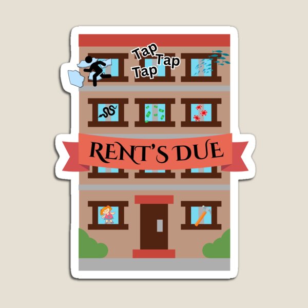 Item preview, Rent's Due designed and sold by OneMoreSleepProductions.