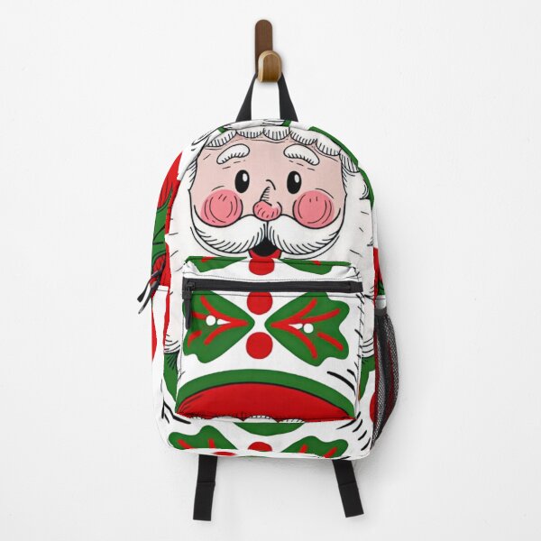 Item preview, Art Santa Face Christmas T-Shirt: Hand-Drawn Bold Doodle Style with Rosy Cheeks & Fluffy Beard designed and sold by ZyxDes.