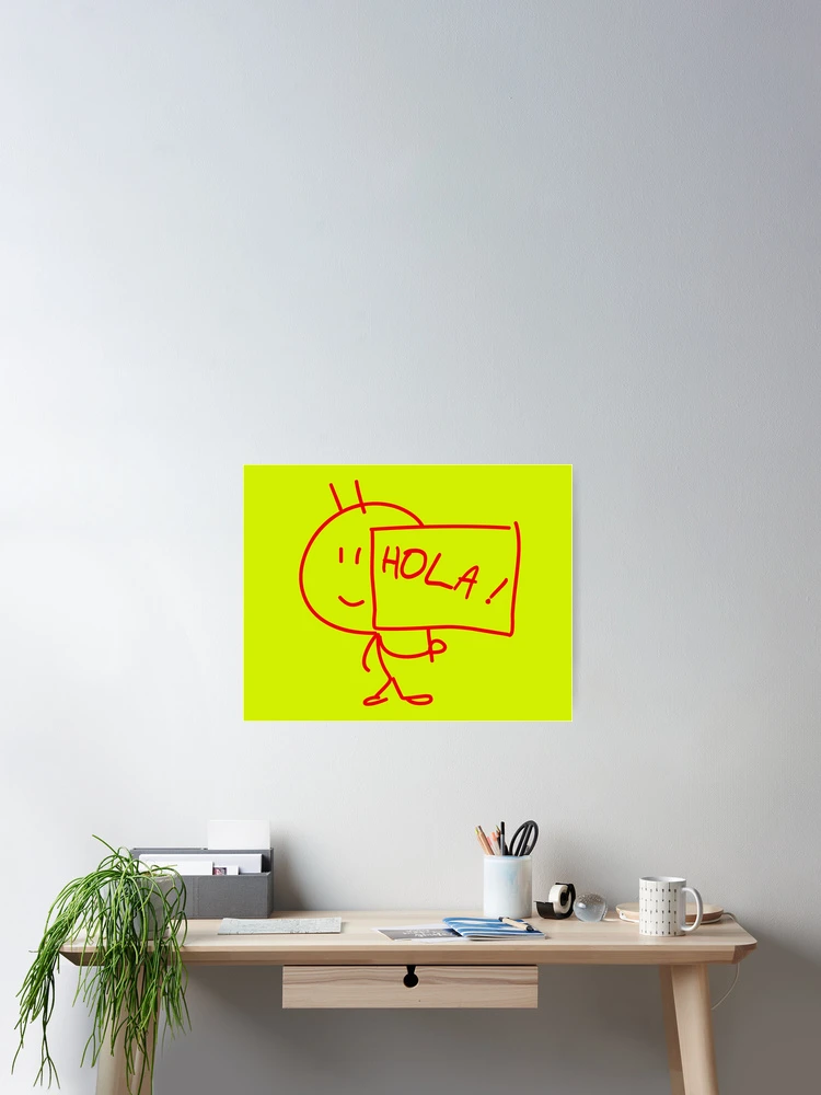 Thumbnail 2 of 3, Poster, Hola R designed and sold by studioabstract.