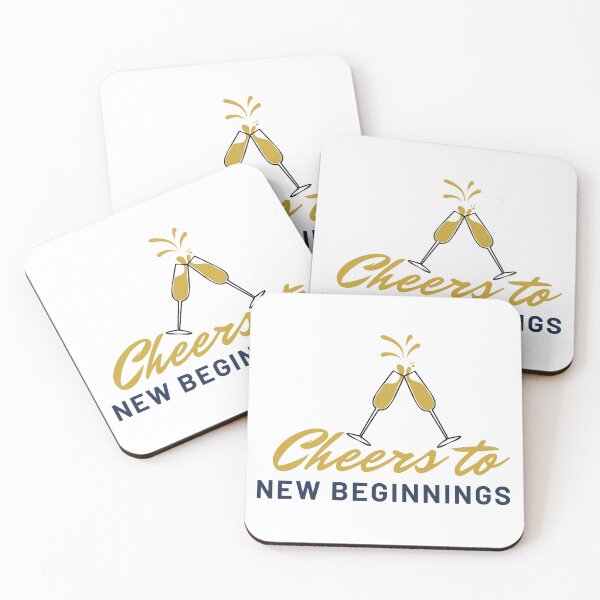 Item preview, Cheers to New Beginnings – Motivational New Year & Fresh Start T-Shirt designed and sold by malkeetart.