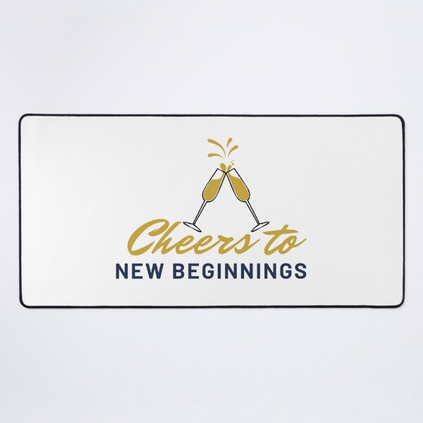 Item preview, Cheers to New Beginnings – Motivational New Year & Fresh Start T-Shirt designed and sold by malkeetart.