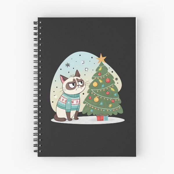 Item preview, Grumpy Christmas Cat, ideal gift designed and sold by Indoni.