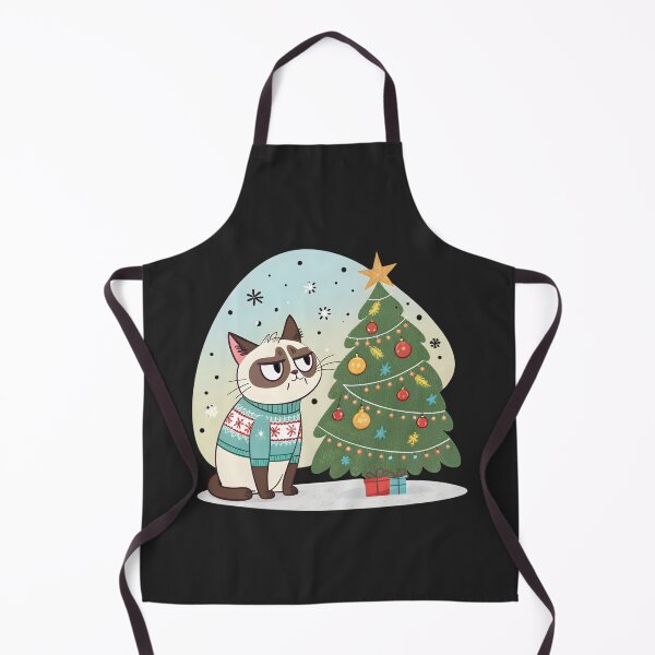 Item preview, Grumpy Christmas Cat, ideal gift designed and sold by Indoni.