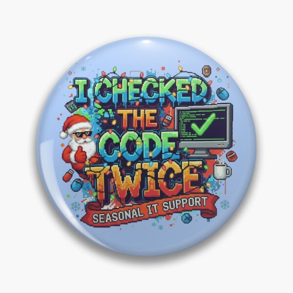 Item preview, Santa's Secret Code in pixel art Christmas style: Gift T-shirt for Geek Developers and Programmers designed and sold by Artbesttopic.