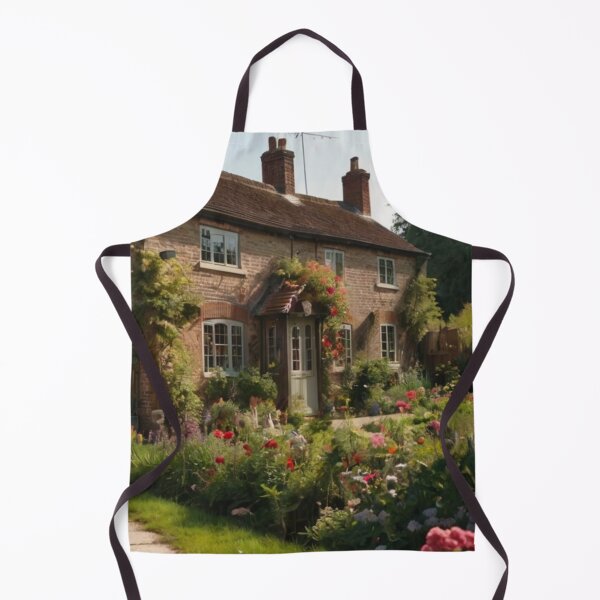 Item preview, English Cottage beside the Flower Garden designed and sold by BlareBlare.