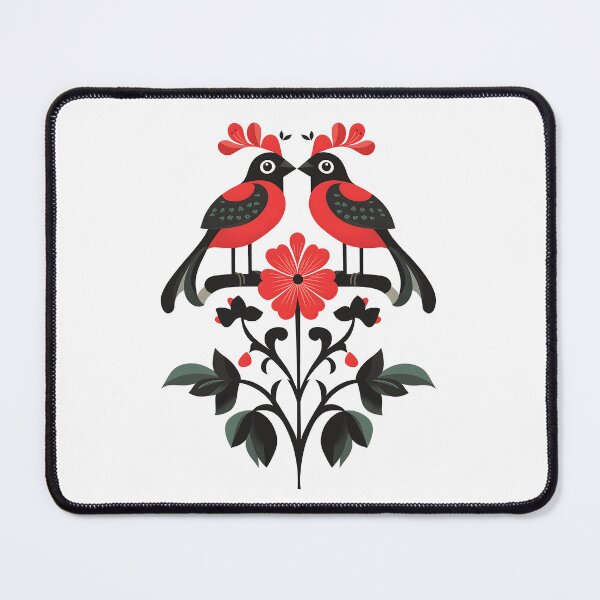 Item preview, Polish Bird and Flowers | wycinanki | Folklore | Folk Art Blue designed and sold by xiao xuans.