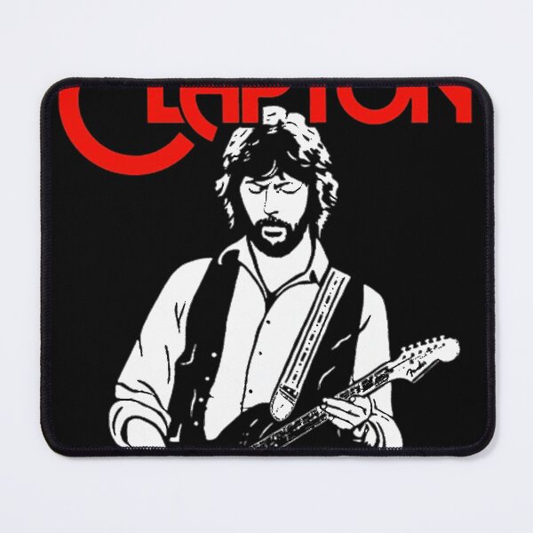 Item preview, Fanart Eric Clapton Oversized Monochrome Rock and Blues Stage Portrait designed and sold by Patricianighton.