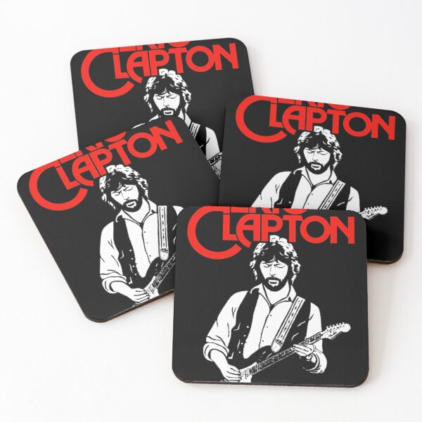 Item preview, Fanart Eric Clapton Oversized Monochrome Rock and Blues Stage Portrait designed and sold by Patricianighton.