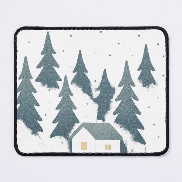 Item preview, Cozy Frosty Pine Cabin designed and sold by Fernova.