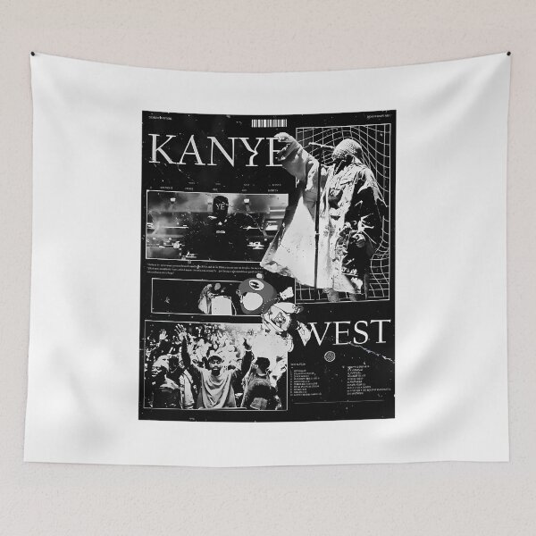 Item preview, Kanye West Retro Collage - Yeezy Music Legend Art Poster designed and sold by RLurst50.