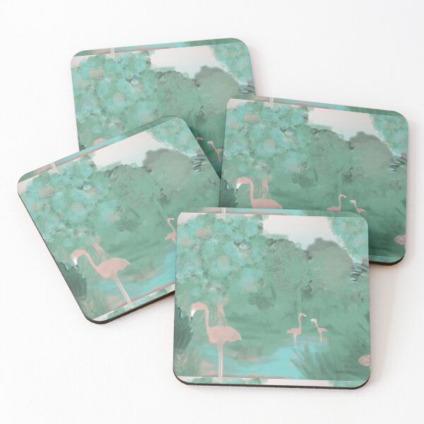 Item preview, Jungle Flamingoes designed and sold by XandyrQ.