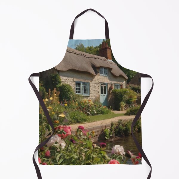 Item preview, Garden Path to the English Cottage Village Canal designed and sold by BlareBlare.