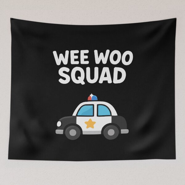 Item preview, Wee Woo Squad Police Star designed and sold by Lichtisign.