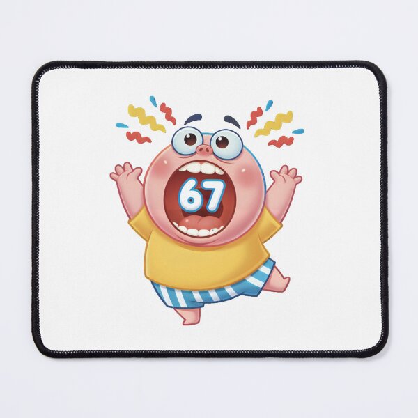 Item preview, Cute 67 Kid Meme – Funny Kawaii Cartoon designed and sold by bennasener.