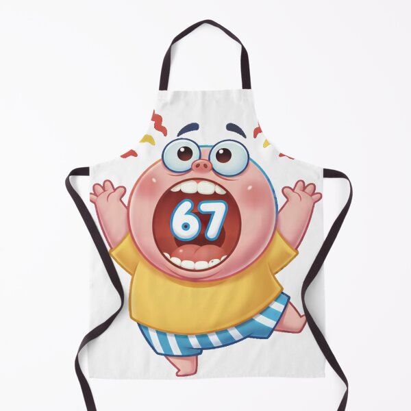 Item preview, Cute 67 Kid Meme – Funny Kawaii Cartoon designed and sold by bennasener.