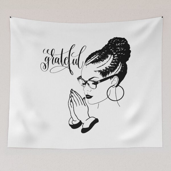 Item preview, Black Woman Praying African American Nubian Princess Queen designed and sold by uocoedci20.