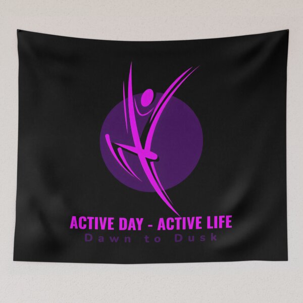 Item preview, Active Day Active Life Purple Figure designed and sold by uocoedci20.